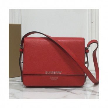 Burberry 2019 Grace Leather Small Shoulder Bag, 19.5cm - 버버리 2019 그레이스 레더 스몰  숄더백 ,BURB0327,19.5cm,레드