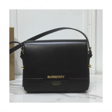 Burberry 2019 Grace Leather Small Shoulder Bag, 19.5cm - 버버리 2019 그레이스 레더 스몰  숄더백 ,BURB0325,19.5cm,블랙