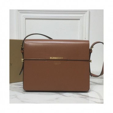 Burberry 2019 Grace Leather Large Shoulder Bag, 26cm - 버버리 2019 그레이스 레더 라지 숄더백 ,BURB0324,26cm,브라운