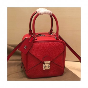 Louis Vuitton 2019 Neo Square Women Tote Shoulder Bag,18cm - 루이비통 2019 네오 스퀘어 여성용 토트 숄더백 M55334,LOUB1549,18cm,레드
