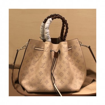 Louis Vuitton 2019 Girolata Mahina Women Bucket Tote Shoulder Bag,27cm - 루이비통 2019 지롤라타 마히나 여성용 버킷토트 숄더백 M53915,LOUB1545,27cm,베이지