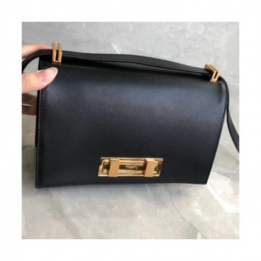Saint Laurent 2019 Domino Shoulder Bag,24CM - 입생로랑 2019 도미노 숄더백 538791,SLB0475, 24CM,블랙