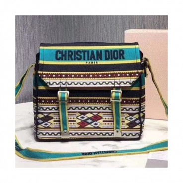 Dior 2019 Oblique Shoulder Bag,27CM - 디올 2019 여성용 올비리크 숄더백 DIOB0383,27CM,그린