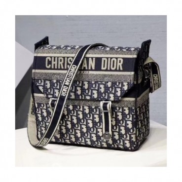 Dior 2019 Oblique Shoulder Bag,27CM - 디올 2019 여성용올비리크 숄더백 DIOB0381,27CM,블랙