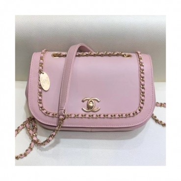 Chanel 2019 Woman Flab Shoulder Bag,22CM - 샤넬 2019 여성용 플랩 숄더백,CHAB1009,22CM,핑크