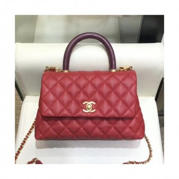 Chanel 2019 Coco Chain Handle Shoulder Bag,23/28CM - 샤넬 2019 코코 체인 핸들 숄더백,CHAB0993,23/28CM,레드