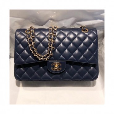[매장판]Chanel 2019 Classic Flap Shoulder Bag,25CM - 샤넬 2019 클래식 플랩 숄더백,CHAB0985,25CM,네이비