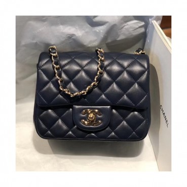 [매장판]Chanel 2019 Classic Flap Shoulder Bag,17CM - 샤넬 2019 클래식 플랩 숄더백,CHAB0981,17CM,네이비