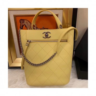 Chanel 2019 Bucket Shoulder Bag,20CM - 샤넬 2019 버킷 숄더백,CHAB0969,20CM,옐로우