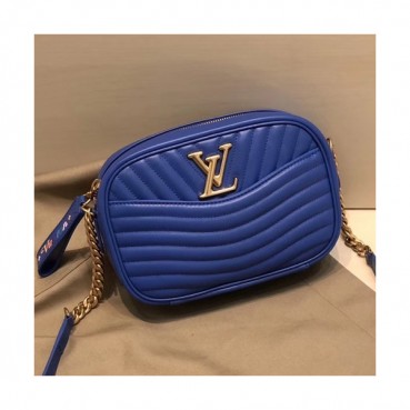Louis Vuitton 2019 Leather New Wave Camera Shouder Bag,21.5cm - 루이비통 2019 레더 뉴웨이브 카메라 숄더백 ,M53863,LOUB1531,21.5cm,블루