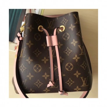 Louis Vuitton 2019 Neonoe Women  Mini Bucket Bag,20cm - 루이비통 2019 네오 노에 여성용  미니 버킷백,M52853,LOUB1515,20cm,브라운+핑크