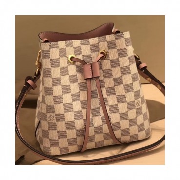 Louis Vuitton 2019 Neonoe Women Mini Bucket Bag,20cm - 루이비통 2019 네오 노에 여성용 미니 버킷백,M52853,LOUB1511,20cm,화이트