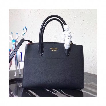 Prada 2019 Bibliothque Leather Tote Shoulder Bag,30cm - 프라다 2019 비블리오텍 여성용 레더 토트 숄더백 ,1BA049