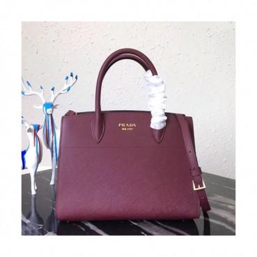 Prada 2019 Bibliothque Leather Tote Shoulder Bag,30cm - 프라다 2019 비블리오텍 여성용 레더 토트 숄더백 ,1BA049