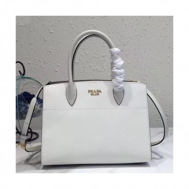 Prada 2019 Bibliothque Leather Tote Shoulder Bag,30cm - 프라다 2019 비블리오텍 여성용 레더 토트 숄더백 ,1BA049
