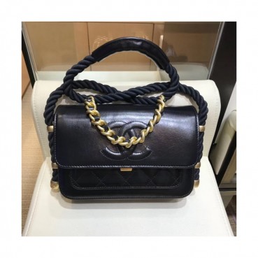 Chanel 2019 Leather  Women Shoulder  Bag,22CM - 샤넬 2019 레더 여성용 숄더백,CHAB0949,22CM,블랙