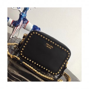Prada 2019 Stud Chain Shoulder Bag,21cm - 프라다 2019 여성용 스터드 체인 숄더백 ,1BH103