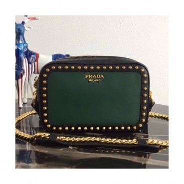 Prada 2019 Stud Chain Shoulder Bag,21cm - 프라다 2019 여성용 스터드 체인 숄더백 ,1BH103
