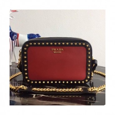 Prada 2019 Stud Chain Shoulder Bag,21cm - 프라다 2019 여성용 스터드 체인 숄더백 ,1BH103