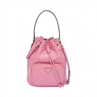 Prada 2019 Women Leather Bucket Tote Shoulder Bag ,23CM - 프라다 2019 여성용 레더 버킷 토트 숄더백 1BH038