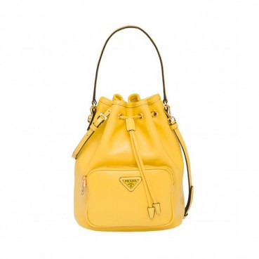 Prada 2019 Women Leather Bucket Tote Shoulder Bag ,23CM - 프라다 2019 여성용 레더 버킷 토트 숄더백 1BH038
