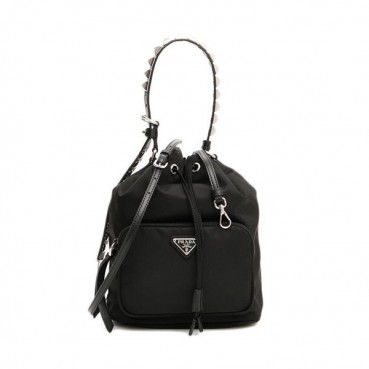Prada 2019 Women Nylon Bucket Tote Shoulder Bag ,23CM - 프라다 2019 여성용 나일론 버킷 토트 숄더백 1BH038