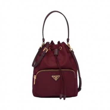 Prada 2019 Women Nylon Bucket Tote Shoulder Bag ,24CM - 프라다 2019 여성용 나일론 버킷 토트 숄더백 1BH038