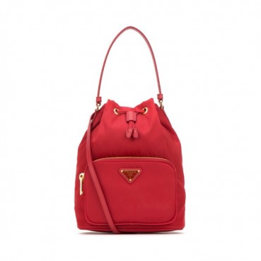 Prada 2019 Women Nylon Bucket Tote Shoulder Bag ,24CM - 프라다 2019 여성용 나일론 버킷 토트 숄더백 1BH038