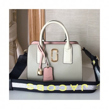 Mark Jacobs 2019 Leather Women Tote Shoulder Bag,25cm - 마크제이콥스 2019 레더 여성용 토트 숄더백,MJB0052,25cm,연그레이