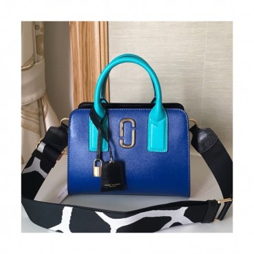 Mark Jacobs 2019 Leather Women Tote Shoulder Bag,25cm - 마크제이콥스 2019 레더 여성용 토트 숄더백,MJB0051,25cm,블루