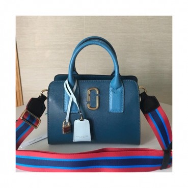 Mark Jacobs 2019 Leather Women Tote Shoulder Bag,25cm - 마크제이콥스 2019 레더 여성용 토트 숄더백,MJB0050,25cm,다크블루