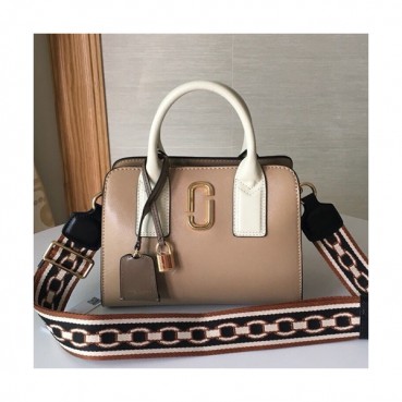 Mark Jacobs 2019 Leather Women Tote Shoulder Bag,25cm - 마크제이콥스 2019 레더 여성용 토트 숄더백,MJB0048 ,25cm,다크베이지