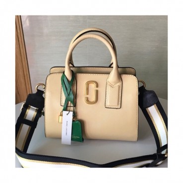 Mark Jacobs 2019 Leather Women Tote Shoulder Bag,25cm - 마크제이콥스 2019 레더 여성용 토트 숄더백,MJB0047 ,25cm,베이지