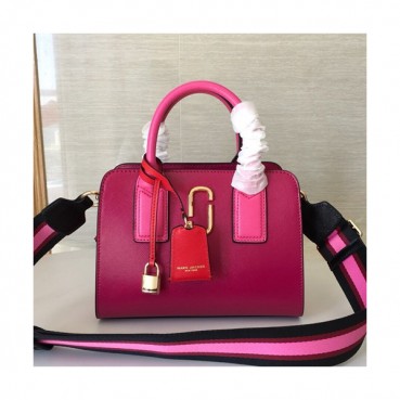 Mark Jacobs 2019 Leather Women Tote Shoulder Bag,25cm - 마크제이콥스 2019 레더 여성용 토트 숄더백,MJB0046 ,25cm,핫핑크