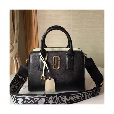 Mark Jacobs 2019 Leather Women Tote Shoulder Bag,25cm - 마크제이콥스 2019 레더 여성용 토트 숄더백,MJB0042 ,25cm,블랙