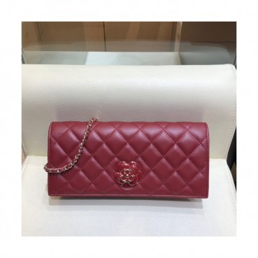 Chanel 2019 Women Leather Chain Shoulder Bag ,22CM - 샤넬 2019 여성용 레더 체인 숄더백,CHAB0913,22CM,레드