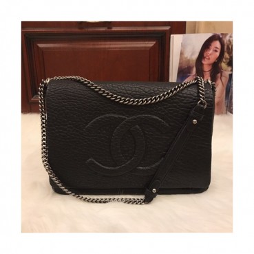 Chanel 2019 Women Leather Chain Shoulder Bag ,30CM - 샤넬 2019 여성용 레더 체인 숄더백,CHAB0868,30CM,블랙