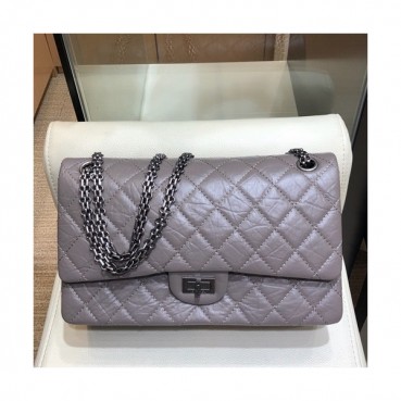 Chanel 2019 Women  Chain Leather Shoulder Bag ,28CM - 샤넬 2019 여성용 체인 레더 숄더백 CHAB0842,28CM,그레이(은장)