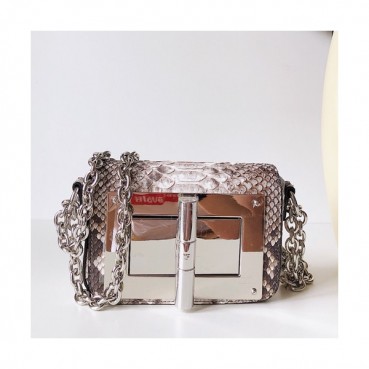 Tom Ford 2019 Leather Shoulder Bag,16/24cm - 톰 포드 2019 레더 여성용 숄더백 TFB0005,16/24cm,그레이