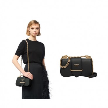 Prada 2019 Sidonie Saffiano Chain Shoulder Bag,21.5cm - 프라다 2019 여성용 시도니 사피아노 체인 숄더백 ,1BD219