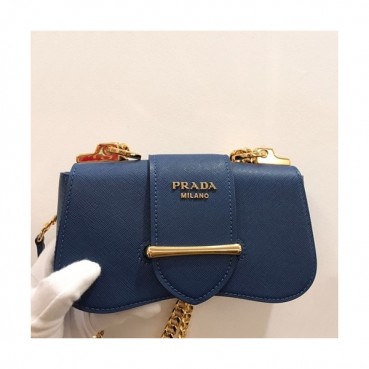 Prada 2019 Sidonie Saffiano Chain Shoulder Bag,21.5cm - 프라다 2019 여성용 시도니 사피아노 체인 숄더백 ,1BD219
