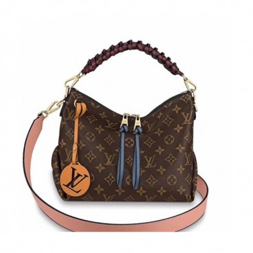 Louis Vuitton 2019 Women Beaubourg Hobo Tote Shoulder Bag,25cm - 루이비통 2019 여성용 보부르 호보 토트 숄더백 M55090,LOUB1476,25cm,브라운