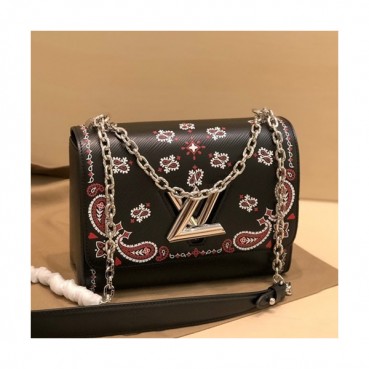 Louis Vuitton 2019 Leather Twist Shouder Bag,23cm - 루이비통 2019 레더 트위스트 숄더백 ,M50280,LOUB1466,23cm,블랙