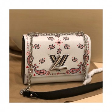 Louis Vuitton 2019 Leather Twist Shouder Bag,23cm - 루이비통 2019 레더 트위스트 숄더백 ,M50280,LOUB1465,23cm,화이트