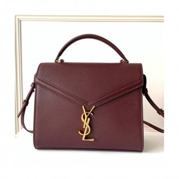 Saint Laurent 2019 Women Cassandra Tote Shoulder Bag,24CM - 입생로랑 2019 여성용 카산드라 토트 숄더백 SLB0431,24CM,레드
