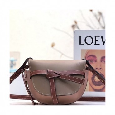 Loewe 2019 Gate Small Shoulder Bag,20CM - 로에베 2019 게이트 스몰 숄더백 ,LOEB0259, 20CM,베이지그레이+핑크