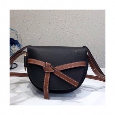 Loewe 2019 Gate Small Shoulder Bag,20CM - 로에베 2019 게이트 스몰 숄더백 ,LOEB0245, 20CM,블랙
