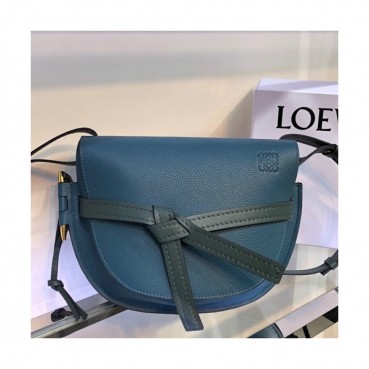 Loewe 2019 Gate Small Shoulder Bag,20CM - 로에베 2019 게이트 스몰 숄더백 ,LOEB0244, 20CM,블루