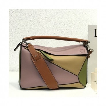 Loewe 2019 Puzzle Medium Shoulder Bag, 29CM - 로에베 2019 퍼즐 미듐 숄더백 ,LOEB0170, 29CM,연퍼플