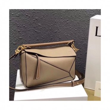 Loewe 2019 Puzzle Small Shoulder Bag, 24CM - 로에베 2019 퍼즐 스몰 숄더백 ,LOEB0156, 24CM,베이지
